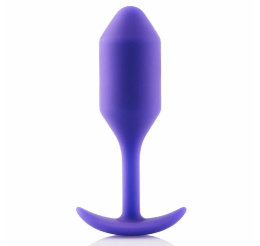 Plug analny - B-Vibe Snug Plug 2 Purple